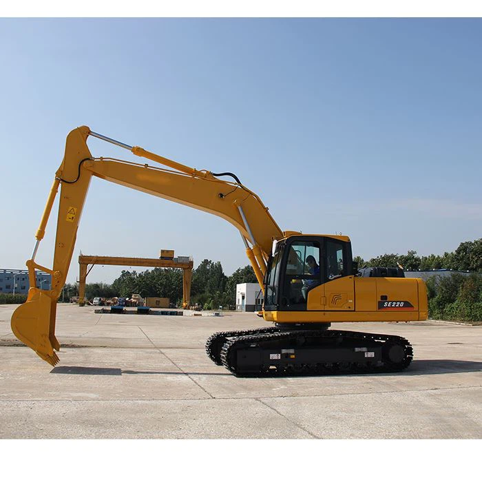 Großbagger mit verlängertem Arm