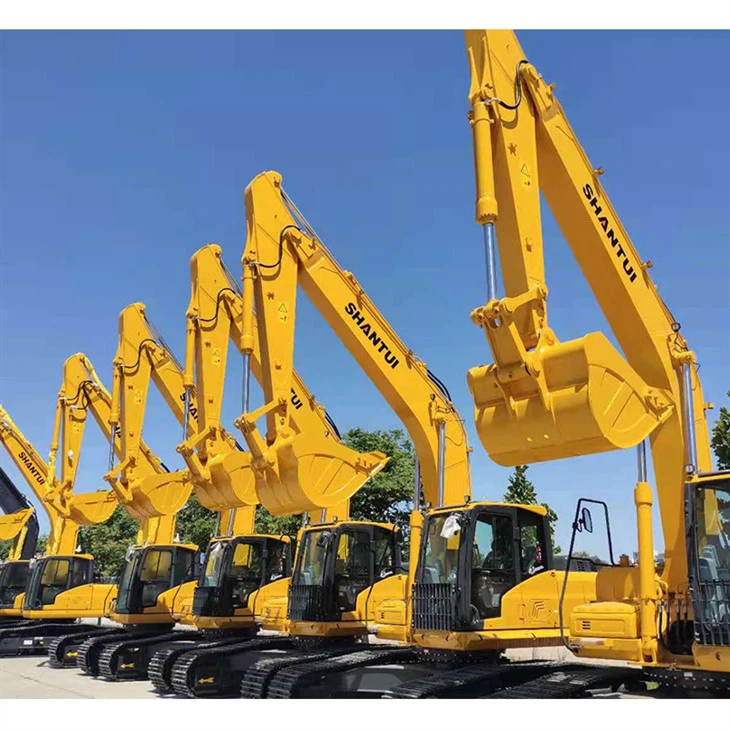 Großer Amphibienbagger