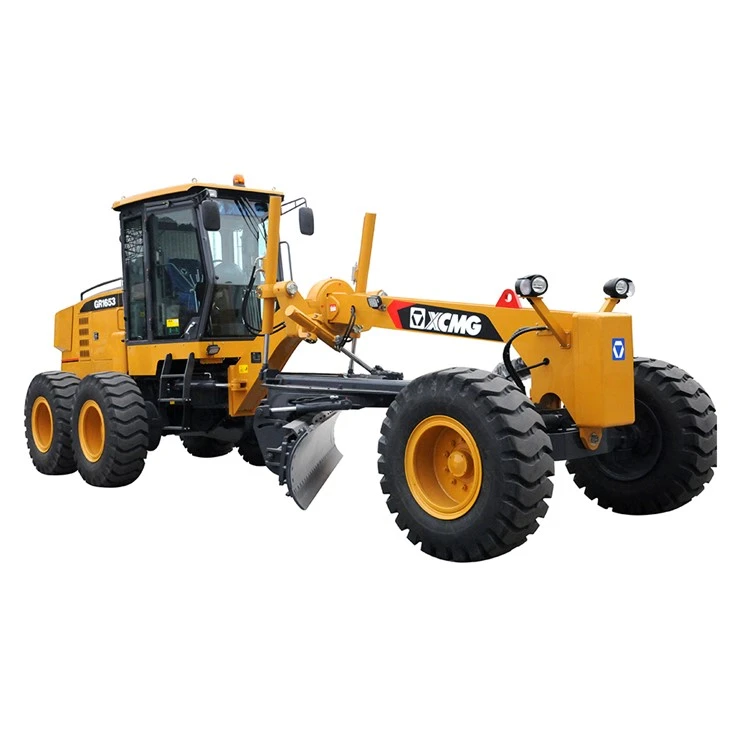 Grader mit montiertem Motormotor