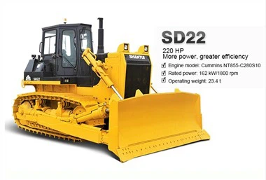 Große Baumaschinen-Planierraupe