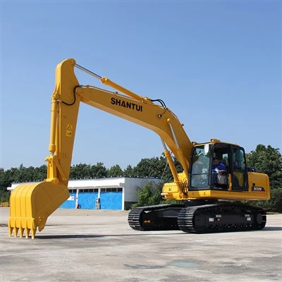 Großer hydraulischer Radbagger