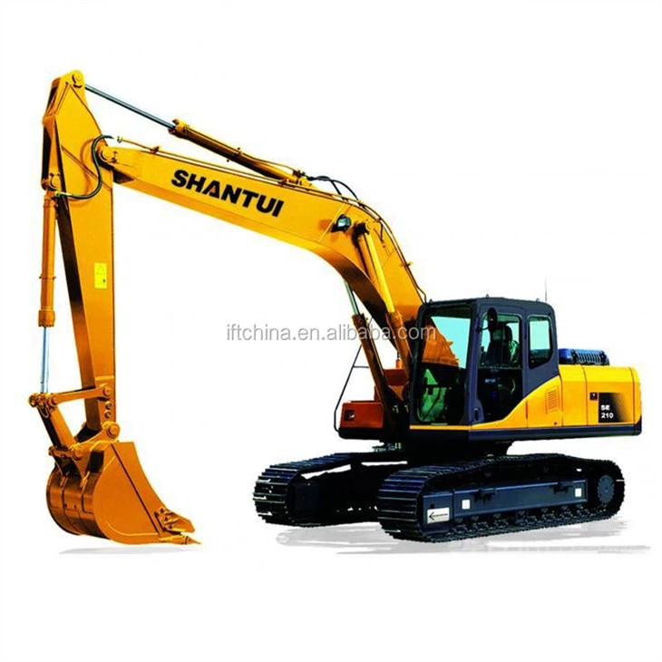 Grabengraben mit großer Hakenmaschine