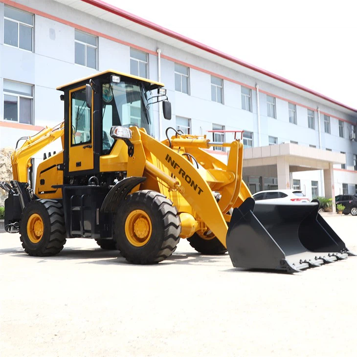 Bagger und Baggerlader